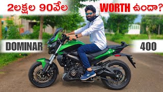 2024 Bajaj Dominar 400 Price amp specs in Telugu  Exclusive first Ride review in Telugu  Dominar 400 [upl. by Blum173]