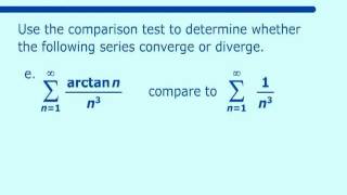 More Tests for Convergence [upl. by Anny]