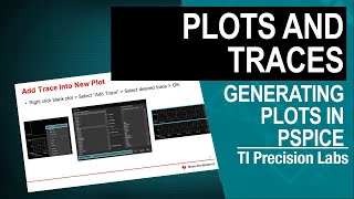 PSpice for TI  Plots and traces [upl. by Noryahs]