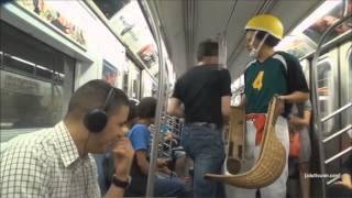 Eric Andre  MampMs on the Subway [upl. by Ybot]