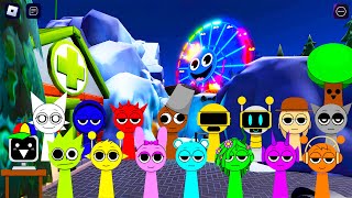 SPRUNKI Playing RAINBOW FRIENDS Chapter 2  ROBLOX  Incredibox Sprunki [upl. by Coplin]