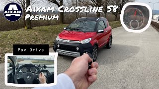 Aixam Crossline S8 Premium 2016 POV Drive Highspeed Walkaround [upl. by Euqinomahs]