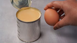 If you have condensed milk and egg at home then try this easy delicious and simple recipe [upl. by Lavinia]