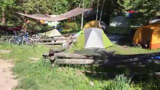 Living from the Pack Telluride Colorado Bluegrass Festival Camp 2017 [upl. by Tray]