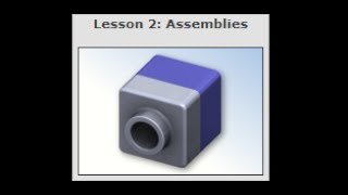 SOLIDWORKS Tutorial quotLesson 2 Assembliesquot 0510 [upl. by Reifel]