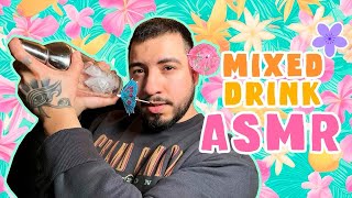 ASMR Bartender Making A Mixed Drink 🍹 [upl. by Prager569]