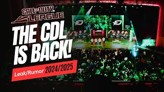 THE CDL IS BACK RUMOREDLEAKED INFO ● Call Of Duty League BO6 2024 [upl. by Yrnehnhoj]