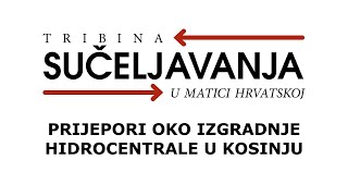 Tribina Sučeljavanja u Matici hrvatskoj  PRIJEPORI OKO IZGRADNJE HIDROCENTRALE U KOSINJU [upl. by Eannyl536]