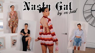 THE BEST DAY DRINKS AND GOING OUT OUTFITS  NASTY GAL TRY ON HAUL  AD [upl. by Harriman838]