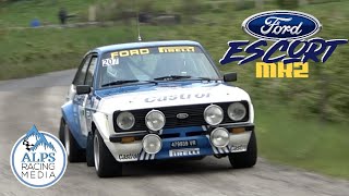 FORD Escort MK2  Best of  historic rally  drifts amp hillclimb  Rally  pure sound HD [upl. by Enomahs683]