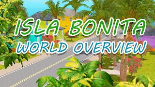 Isla Paradiso Vibes Isla Bonita The Sims 3 World Overview [upl. by Aillil]