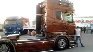 Scania R730 Black Amber Tuning By Team Marra  Exterior amp Interior [upl. by Towbin]