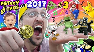 FGTEEV SONGS of 2017 Part 3 Amazing Frog Minecraft Lego Dimensions Scribblenauts Youtube Rewind [upl. by Terti]