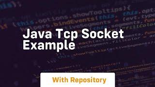 java tcp socket example [upl. by Nadeen]