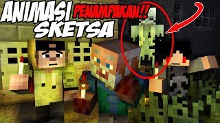 LucuErpan Zenmatho Uji Nyali  Minecraft Animation Indonesia [upl. by Sharai]