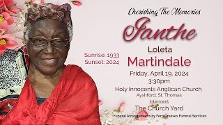 Cherishing The Memories  Ianthe Loleta Martindale [upl. by Schlesinger99]