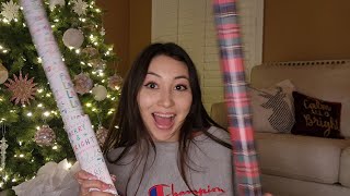 ASMR Wrapping Christmas Presents 🎄 🎁 [upl. by Emlynne]