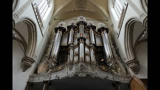 Improvisatie over  Eens als de bazuinen Klinken Sample Kam orgel Grote Kerk Dordrecht [upl. by Durstin]