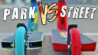 PARK vs STREET BEST CUSTOM PRO SCOOTERS [upl. by Imat]