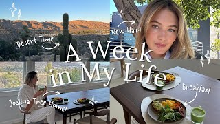 A Week in My Life  New Hair  Weekend Trip to The Desert [upl. by Arima]