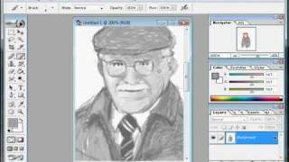 Speed Drawing  Foggy Dewhurst  Last of the Summer Wine [upl. by Shue]