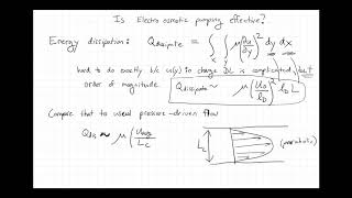 Electroosmotic Pumping 2 Effectiveness [upl. by Ez]