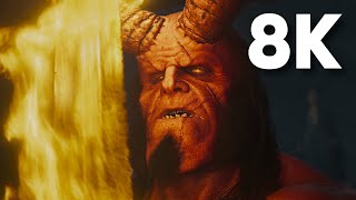 Demons Released  Hellboy Pulls Excalibur  Hellboy 2019 8K Upscale [upl. by Allare826]