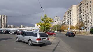 Tbilisi 14102018 Gldani 5th microdistrict გლდანი 5ე მიკრორაიონი Глдани 5й микрорайон [upl. by Lareena665]