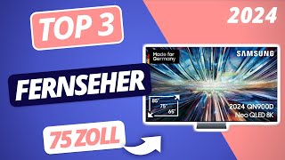 Der BESTE 75ZOLL FERNSEHER 2024  TOP 3 Fernseher im VERGLEICH [upl. by Airat]