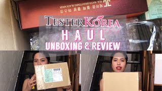 Testerkorea Haul  Unboxing amp Review [upl. by Noremmac]