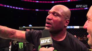 UFC 186 Rampage Jackson Octagon Interview [upl. by Silverman814]