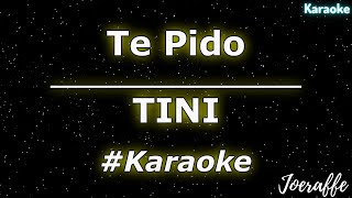 TINI  Te Pido Karaoke [upl. by Anaerol361]