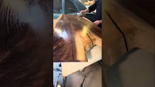 Applying Rubio Monocoat Pure to a Black Walnut Slab Coffee Table [upl. by Sverre]