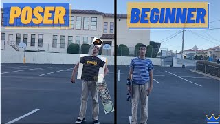 Beginner Skateboarders ARE NOT POSERS  Skateboarding [upl. by Devinna808]