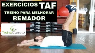 Treino para melhorar Remador do TAF Teste de Aptidão Física  Treino Correto 36 [upl. by Blaine]