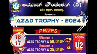 AZAD TROPHY 2024  AZAD FOUNDATION KATIPALLA  MANGLORE POOL FINAL DAY [upl. by Ayatnahs196]