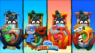 TALKING TOM HERO DASH  ALL SUPER HEROES FIGHT THE BIG BOSS amp SAVE THE ALL WORLDS amp SAVE ALL HEROES [upl. by Aloysius]