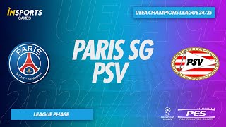 Paris SaintGermain vs PSV Eindhoven  UEFA Champions League 202425 [upl. by Forester]