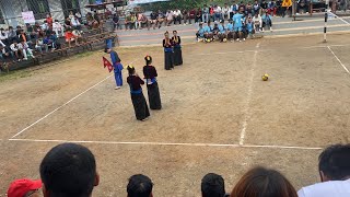 Yo des MeRo pane HoInA Ra cultural dance on volleyball song [upl. by Anikahs490]