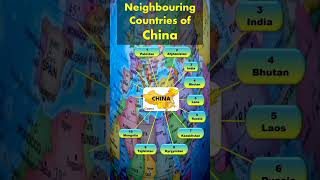 Neibouring countries of China generalknowledge geography [upl. by Mathilde]