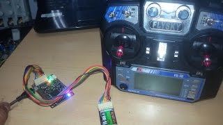 Ardupilot 26 PPM Signal decoding and display on hyperterminal [upl. by Irrac]