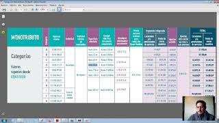 Monotributo Categorías y Especificaciones [upl. by Llenrahs]
