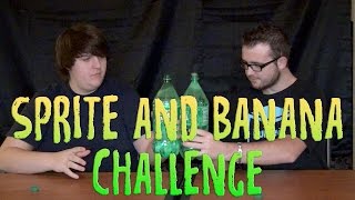 Sprite and Banana Challenge VOMIT WARNING [upl. by Gausman947]