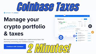 Coinbase Tax Documents In 2 Minutes 2024 [upl. by Castorina428]