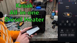 KROAK 12V Portable Diesel Air Heater  AllinOne Parking Heater [upl. by Labotsirhc493]