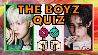 THE ULTIMATE THE BOYZ QUIZ ARE YOU A REAL DEOBI TEST IT IN THIS GAME  KPOP QUIZ 170 [upl. by Inness777]