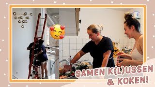 Koken en klussen in huis met Guus amp mega lekkere zomerse salade maken met Charlotte 🍑🥗  Vlog 491 [upl. by Witcher972]