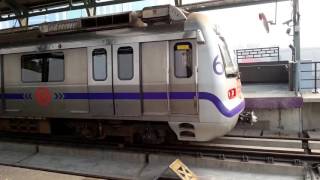 Nehru Place Metro Station  Delhi Metro [upl. by Ticon]