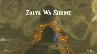 Zelda Breath of the Wild  Zalta Wa Shrine  Ridgeland Tower Region [upl. by Atreb]