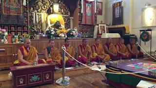 Tashi Lhunpo Monks  Chanted Prayers  Jamyang Buddhist Centre London [upl. by Grace]